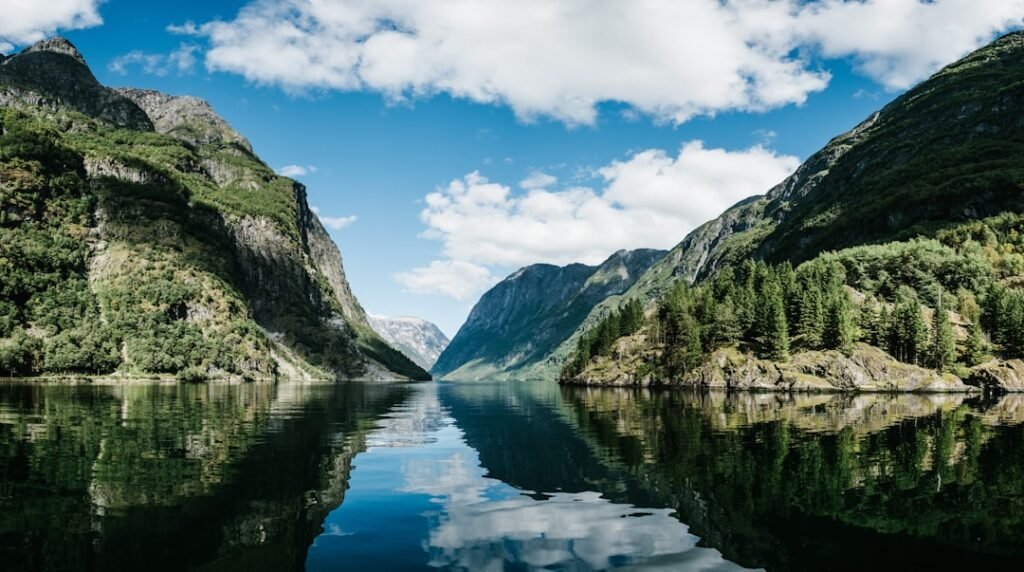 Photo Fjords, Mountains