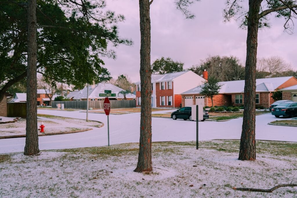 Photo Snowy streets