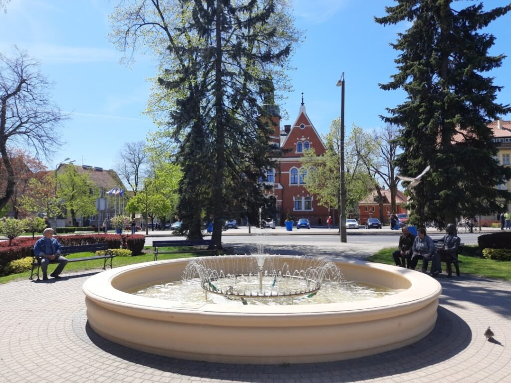 Photo Trees, benches