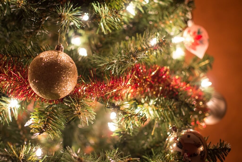 Photo Christmas tree