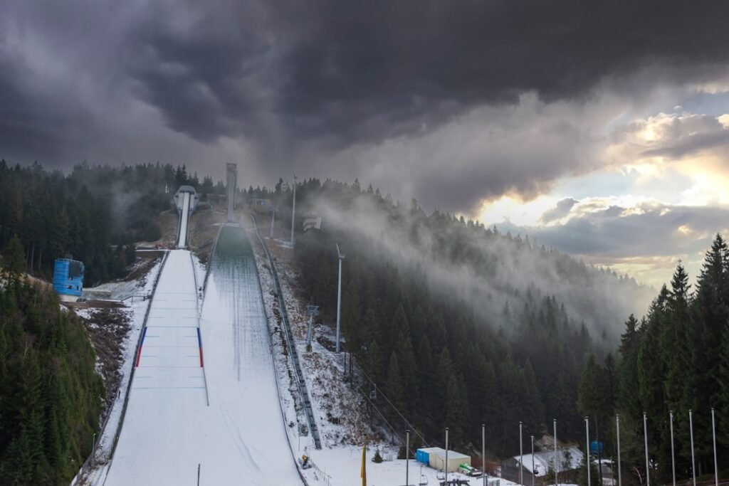 Photo ski jump