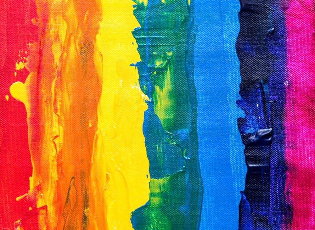 Photo Rainbow flag