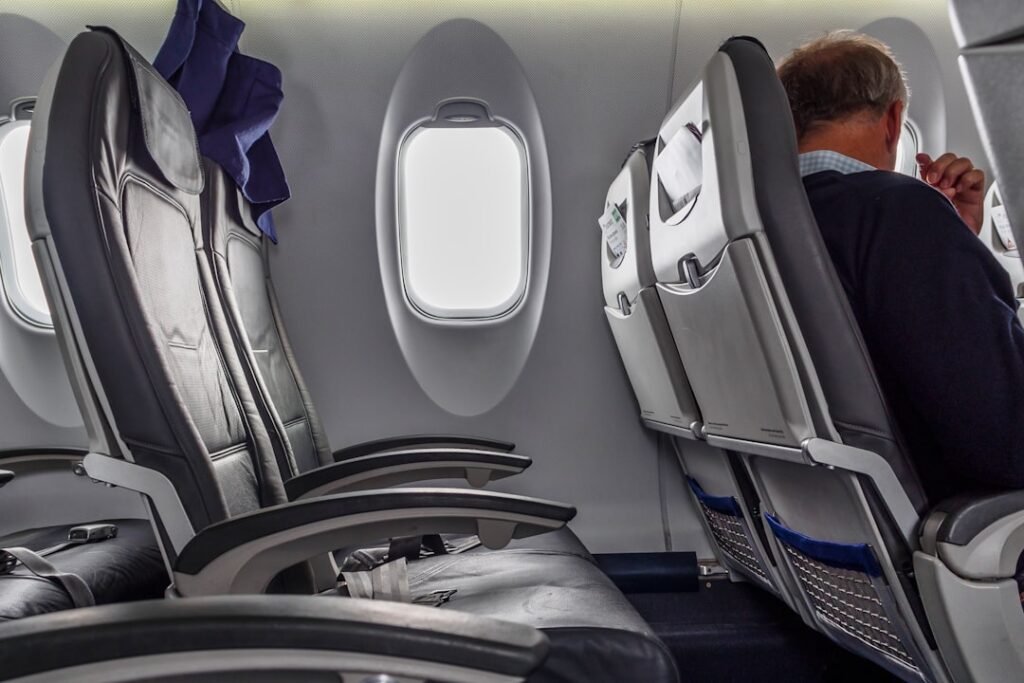 Photo airplane interior