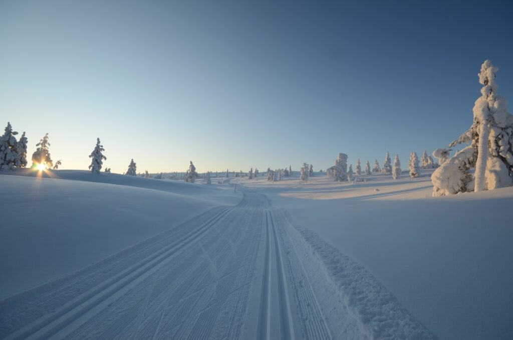 Photo Skiing landscape