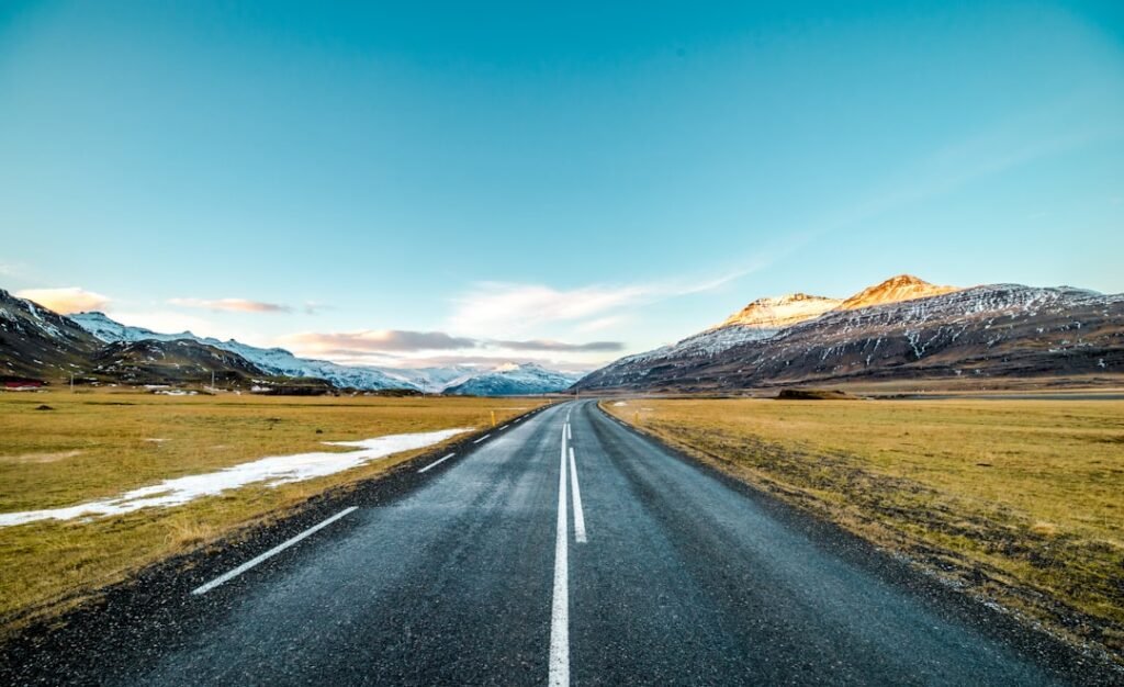 Photo mountain road