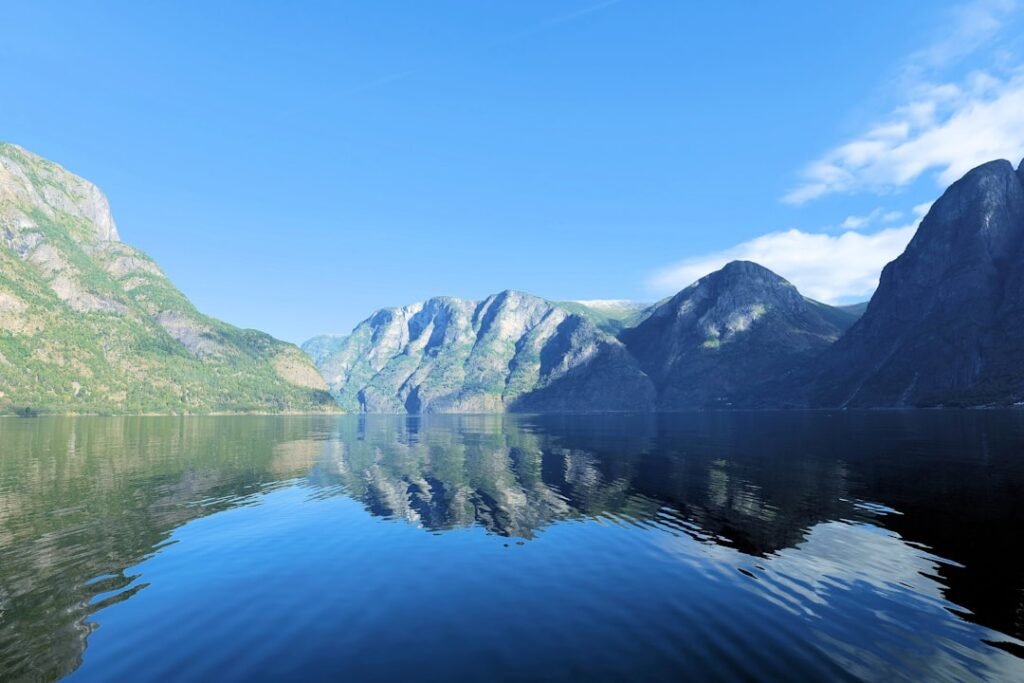 Photo Norwegian fjords