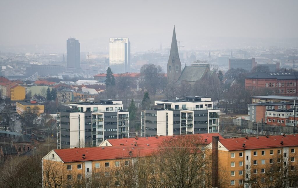 Photo Norwegian cityscape