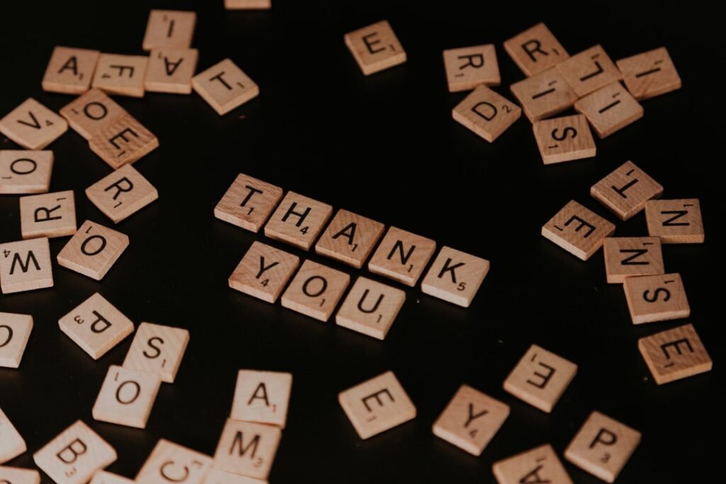 Photo Gratitude: Thank you