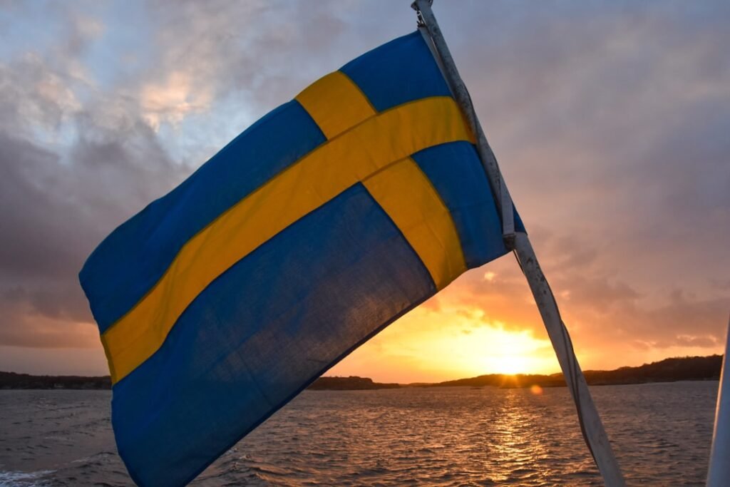 Photo Swedish flag