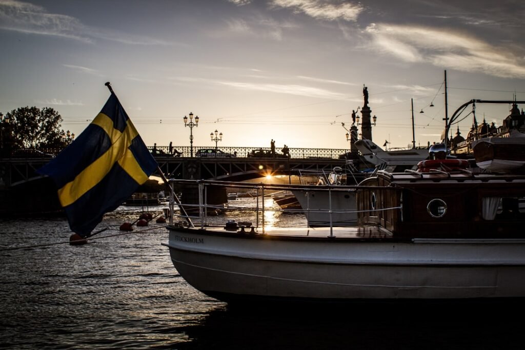 Photo Swedish flag