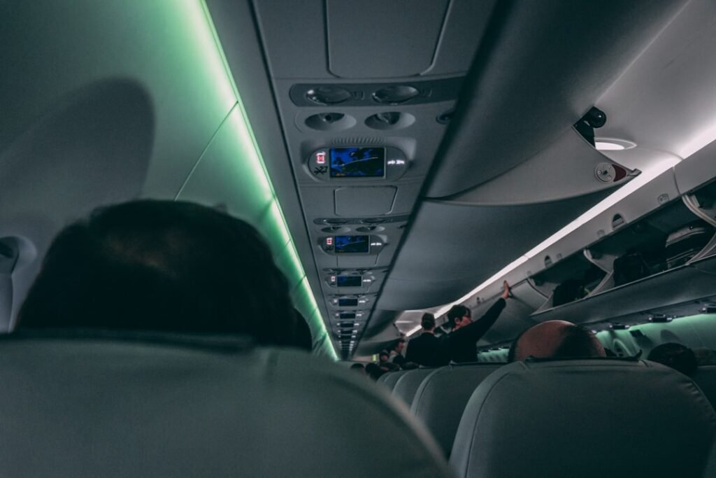 Photo Airplane interior