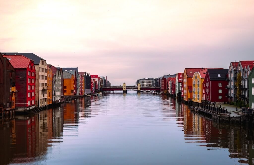 Photo Fjord city