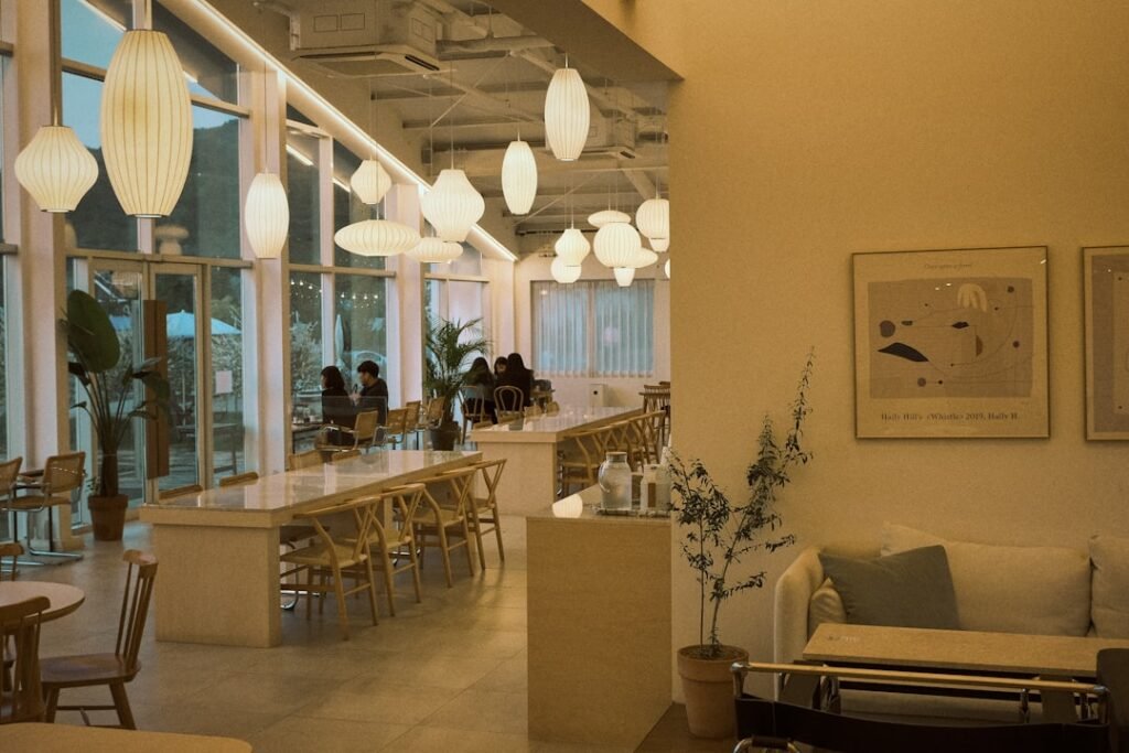 Photo cafe interior