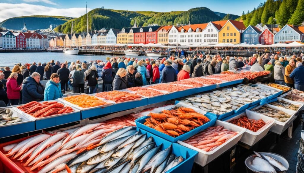 卑尔根海鲜美食