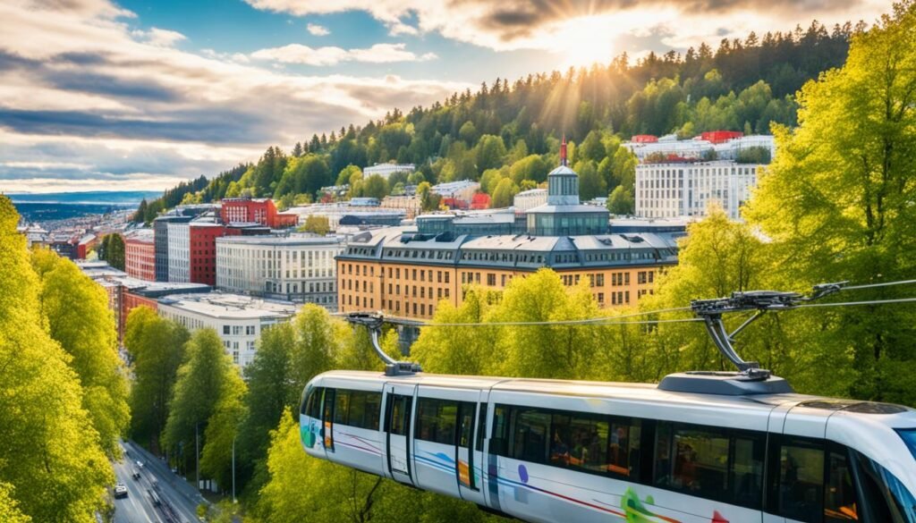 奥斯陆有轨电车：欣赏城市风光的方式