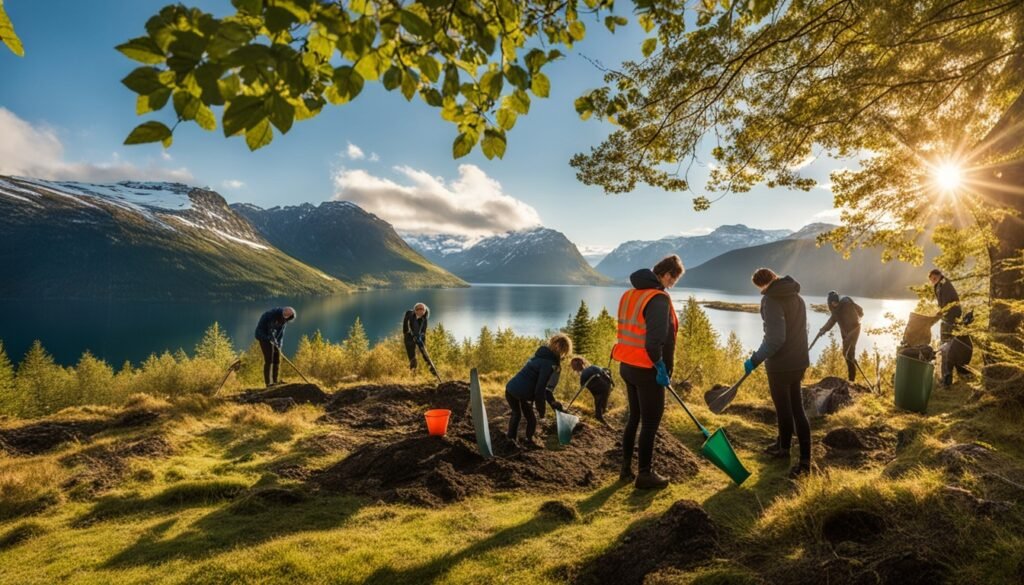 游客在挪威的志愿者机会