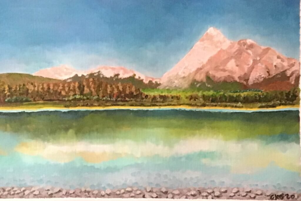 Photo Snowy mountains