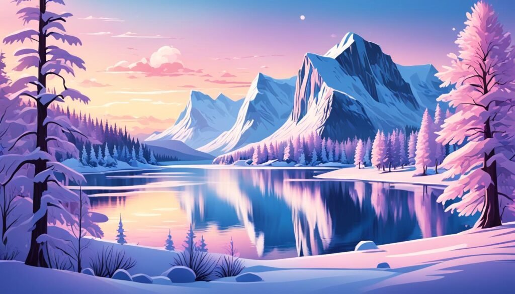 《挪威的冬季仙境之美》