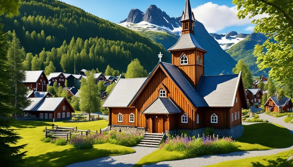 《探访挪威历史悠久的木板教堂》