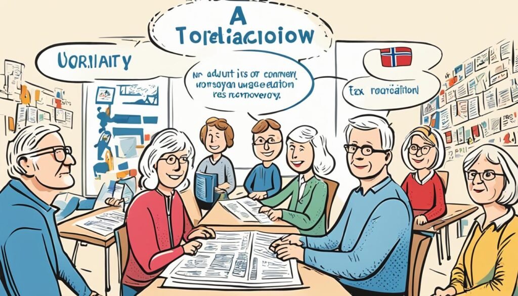 “了解挪威的成人教育权利”