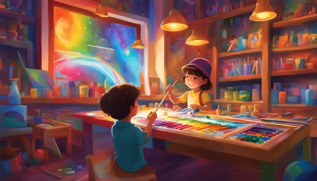 儿童创意和孩子艺术发展