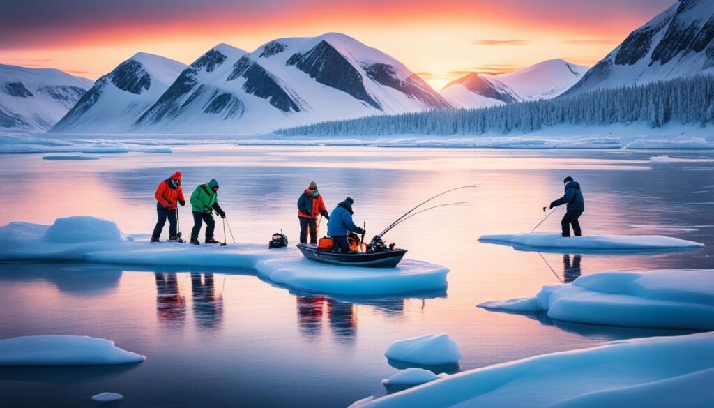 北极圈的冬季运动 北极圈的冬季运动