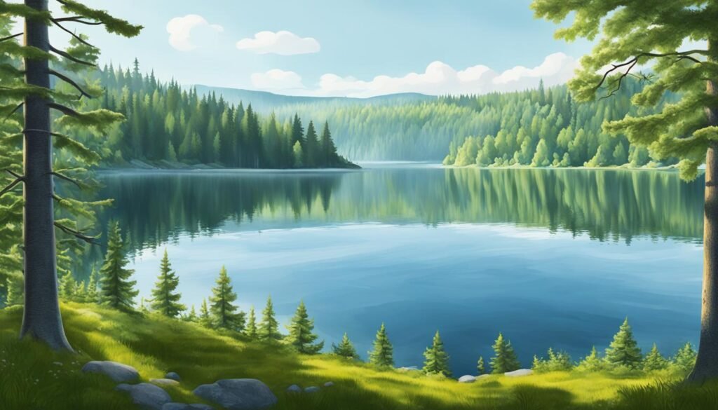 厄夫勒瑟特彻恩：奥斯陆森林中的宁静湖泊