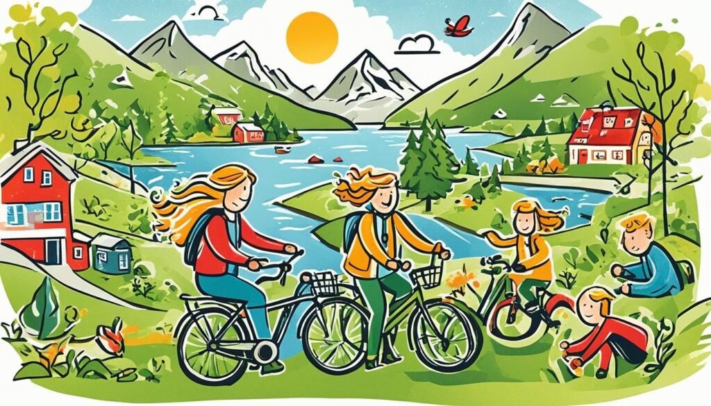 参与环保行动 在挪威的可持续发展活动中