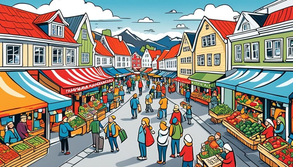 哈马购物街的当地市场和文化体验 哈马购物街的当地市场和文化体验