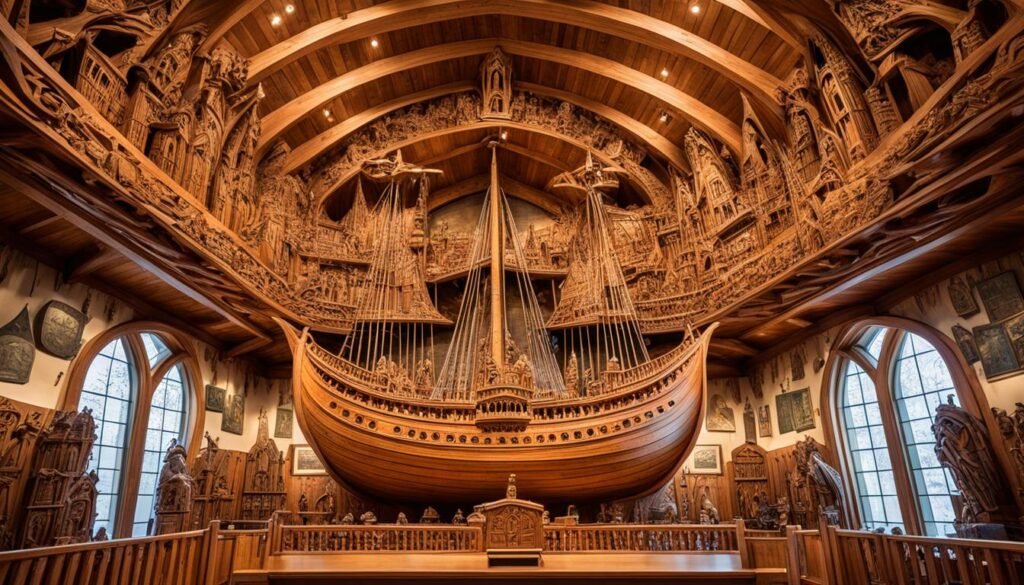 在奥斯陆教堂博物馆（Stave Church Museum in Oslo）探索挪威圣艺术