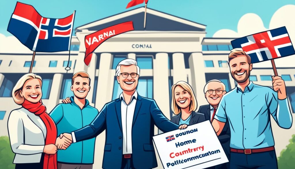 “外国居民如何在挪威参与政治活动”