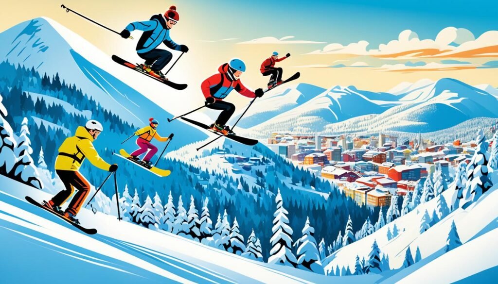 奥斯陆冬季公园：城市滑雪和单板滑雪