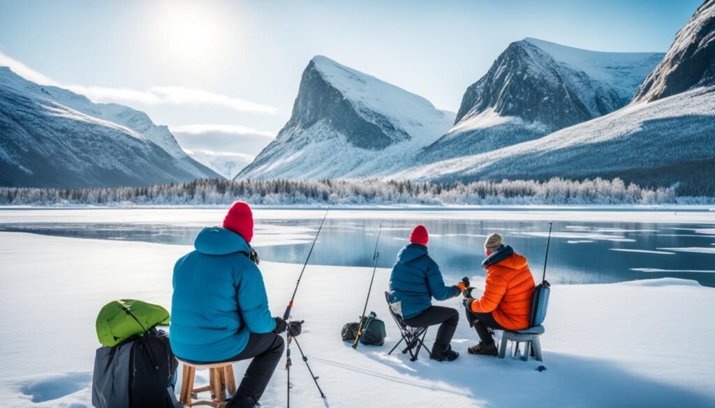 如何享受挪威冰钓
