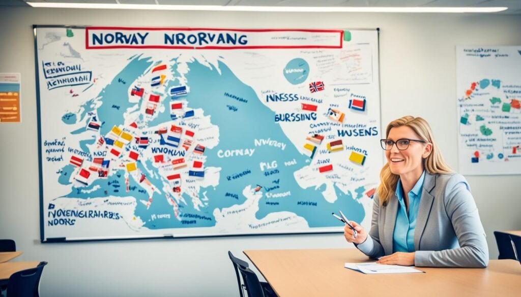 如何学习用于参加商务会议的挪威语