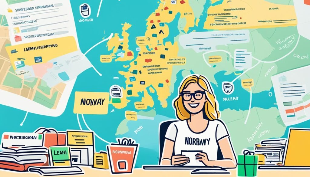 如何学习用于网上购物和支付的挪威语