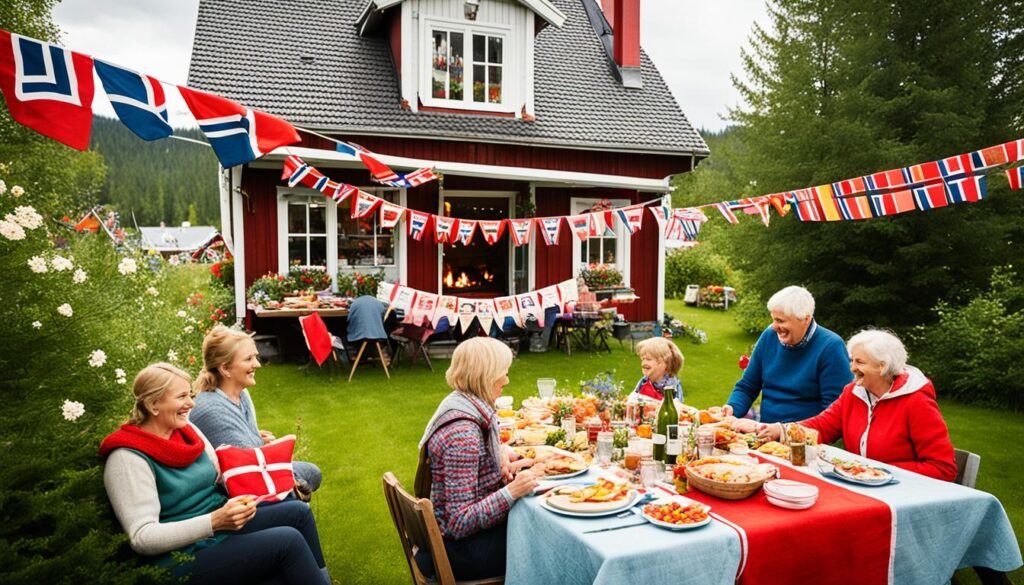 如何庆祝挪威的乔迁派对