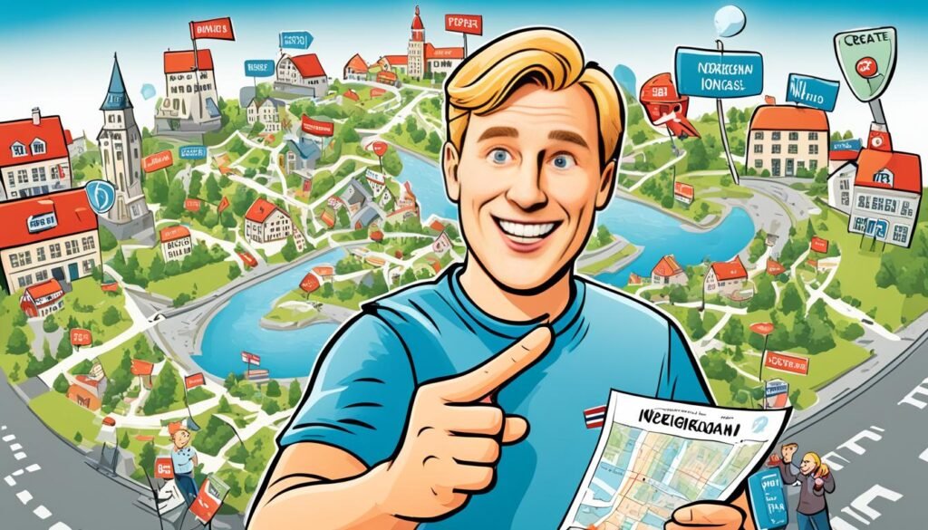 学习挪威语：怎么表达地点方位