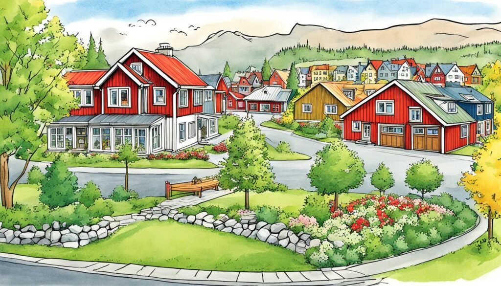 学习挪威语：描述你的家和邻里