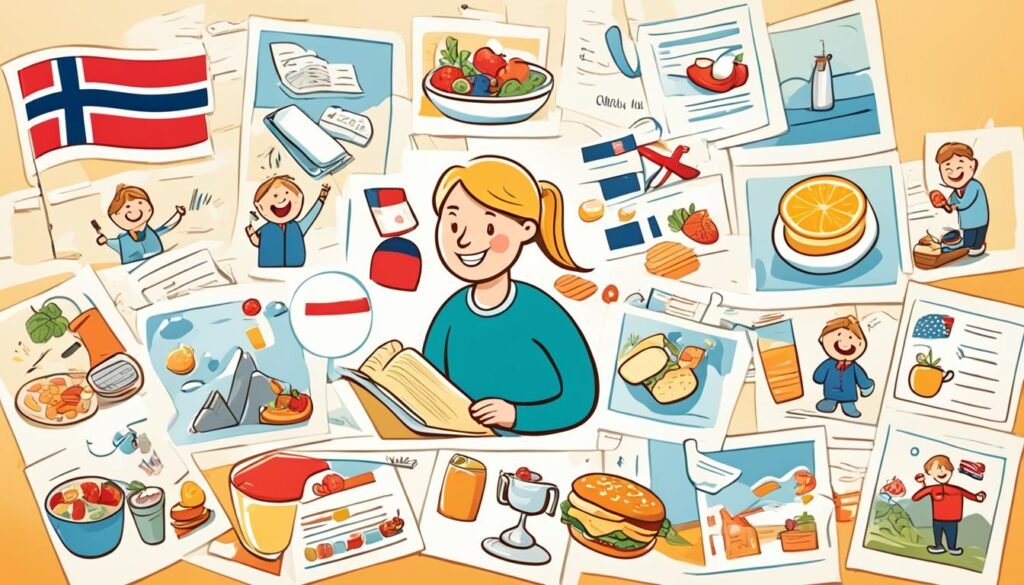 学习挪威语：描述日常习惯的词汇