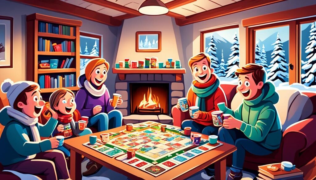 家庭活动冬季娱乐亲子互动