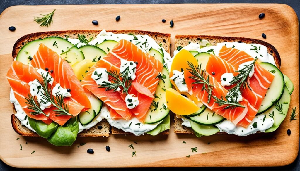 开放三明治配方