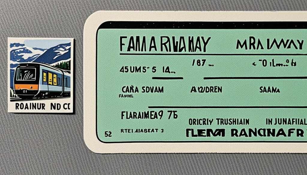 弗洛姆铁路票务信息