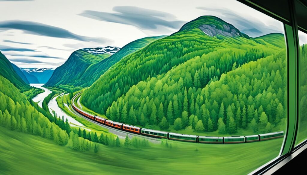 弗洛姆铁路：穿越挪威山区的壮丽列车之旅