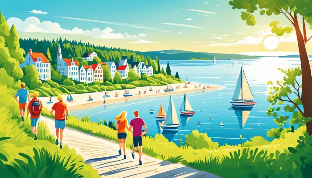 抵达奥斯陆峡湾