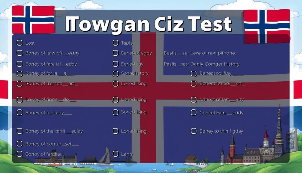 挪威公民身份考试模拟题