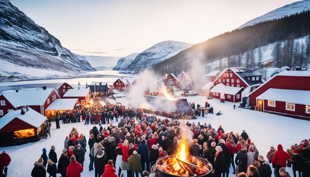 挪威冬季节日庆祝 挪威冬季节日庆祝