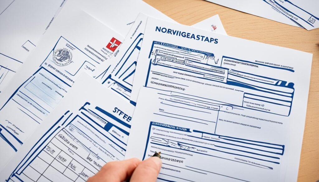 挪威居留程序图示