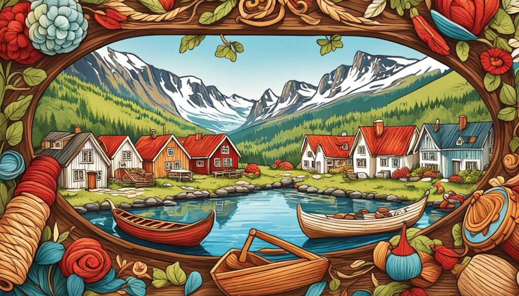 挪威工艺品展示