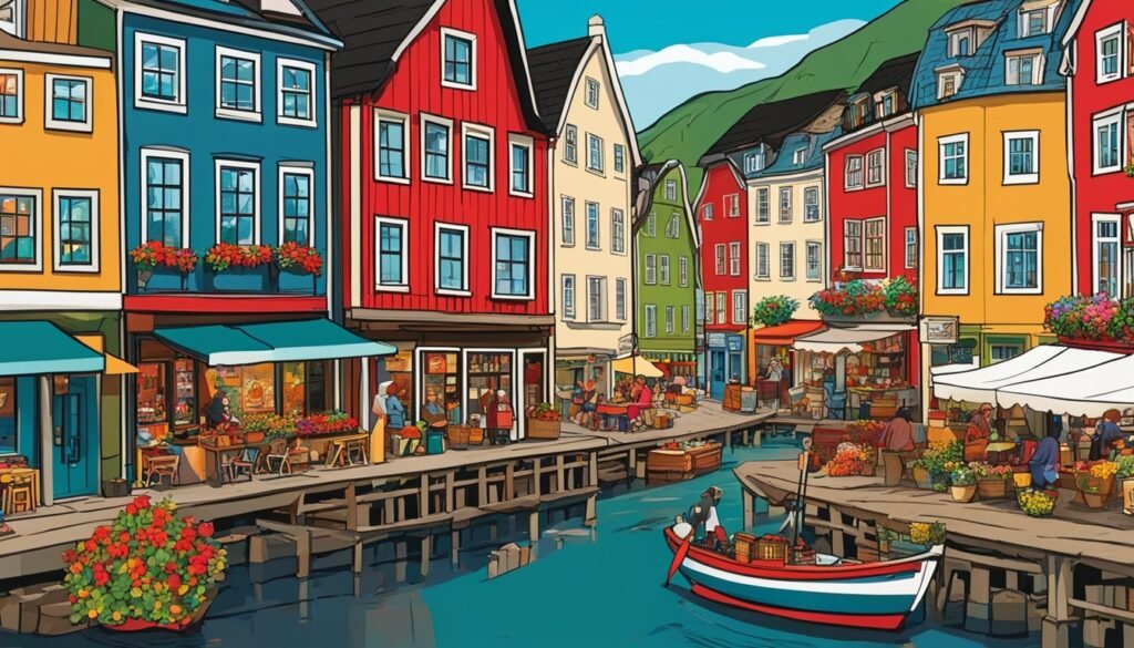 挪威沿海小镇购物：寻找什么