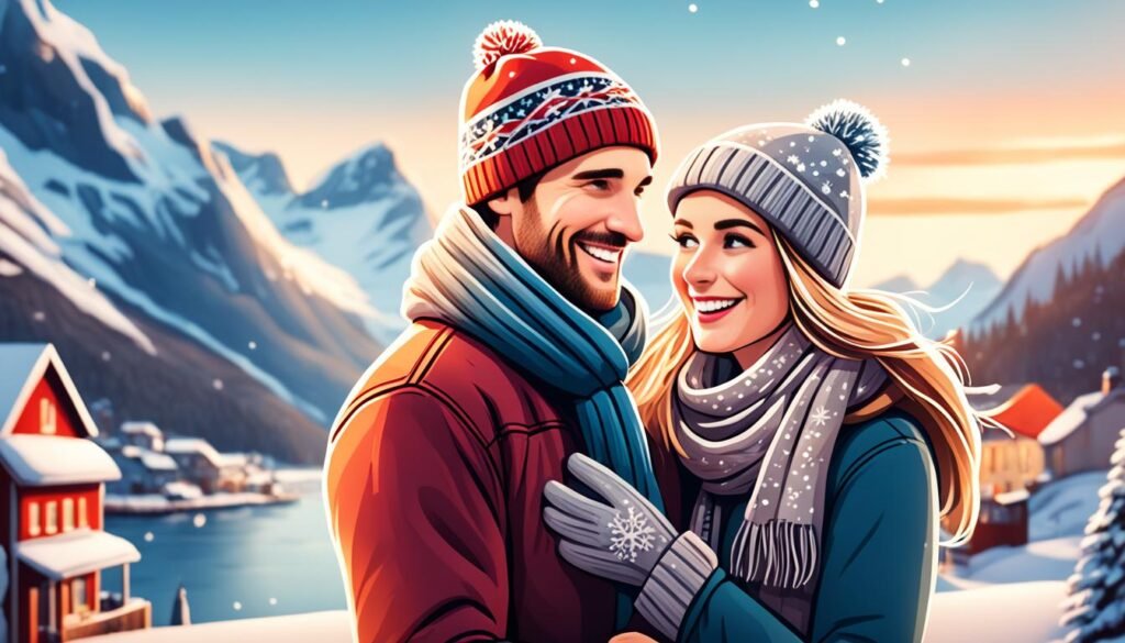 挪威约会中的爱情表现